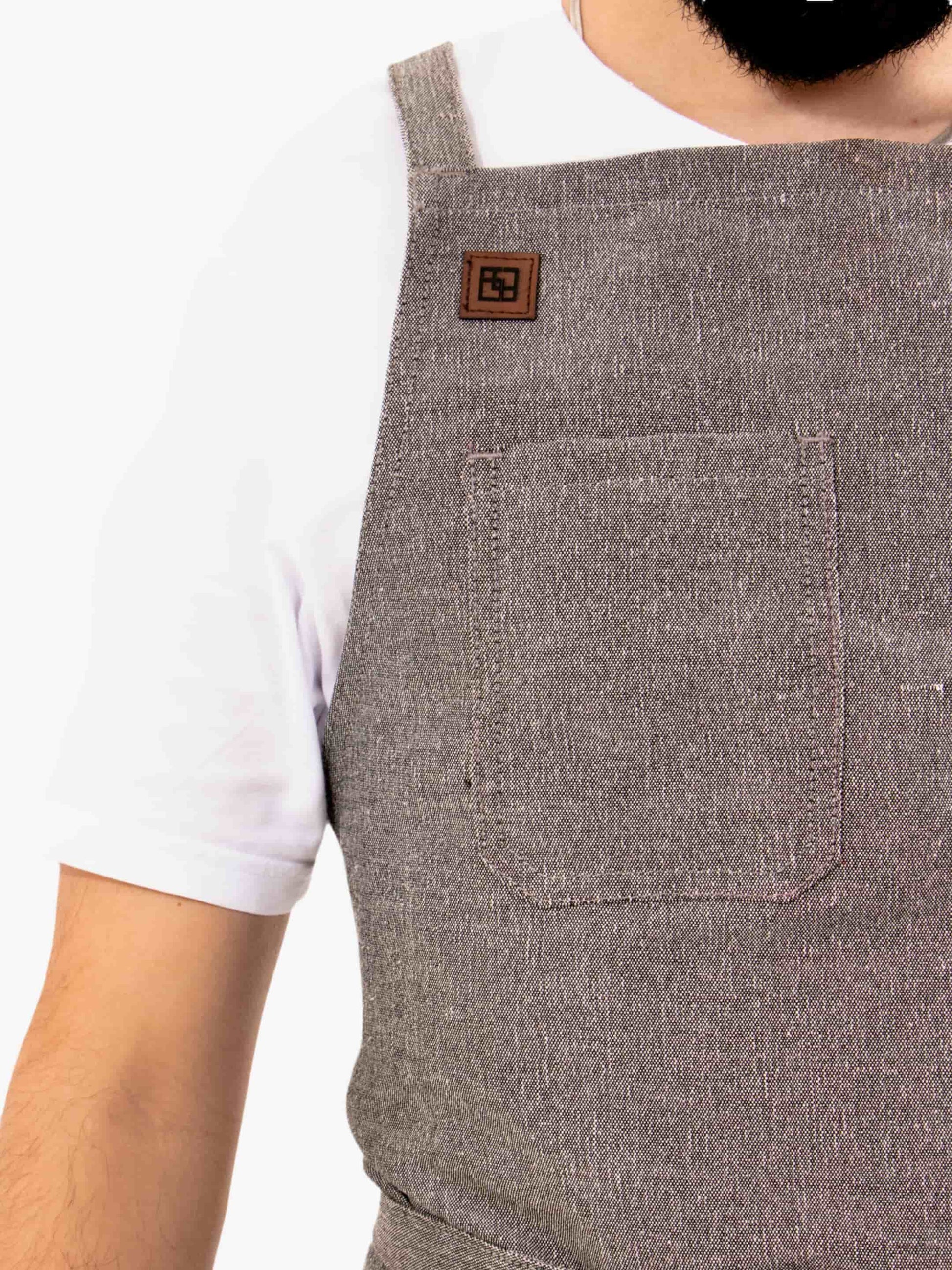 Dragonfruit Grey -- Eco-friendly cooking apron