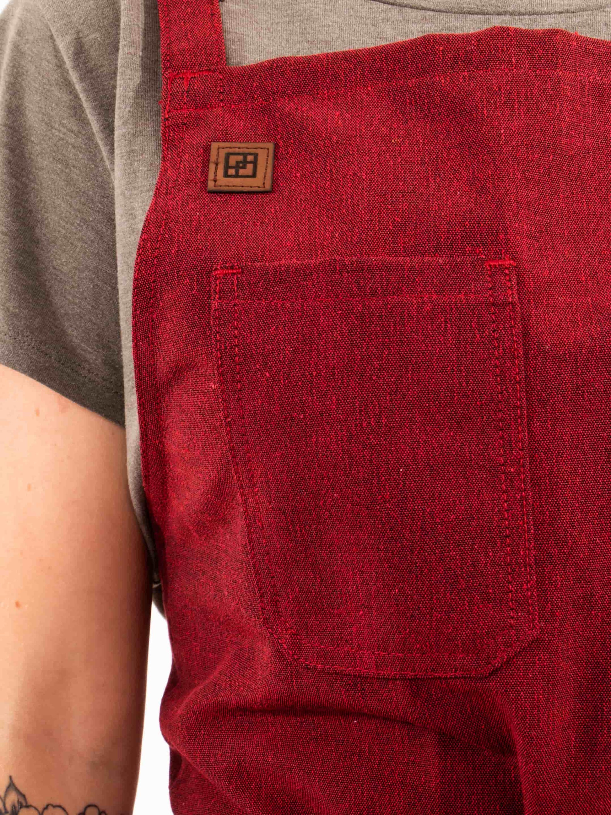 Cherry Red -- Eco-friendly cooking apron