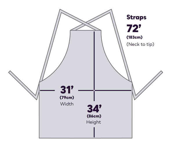 Morada Apron Size